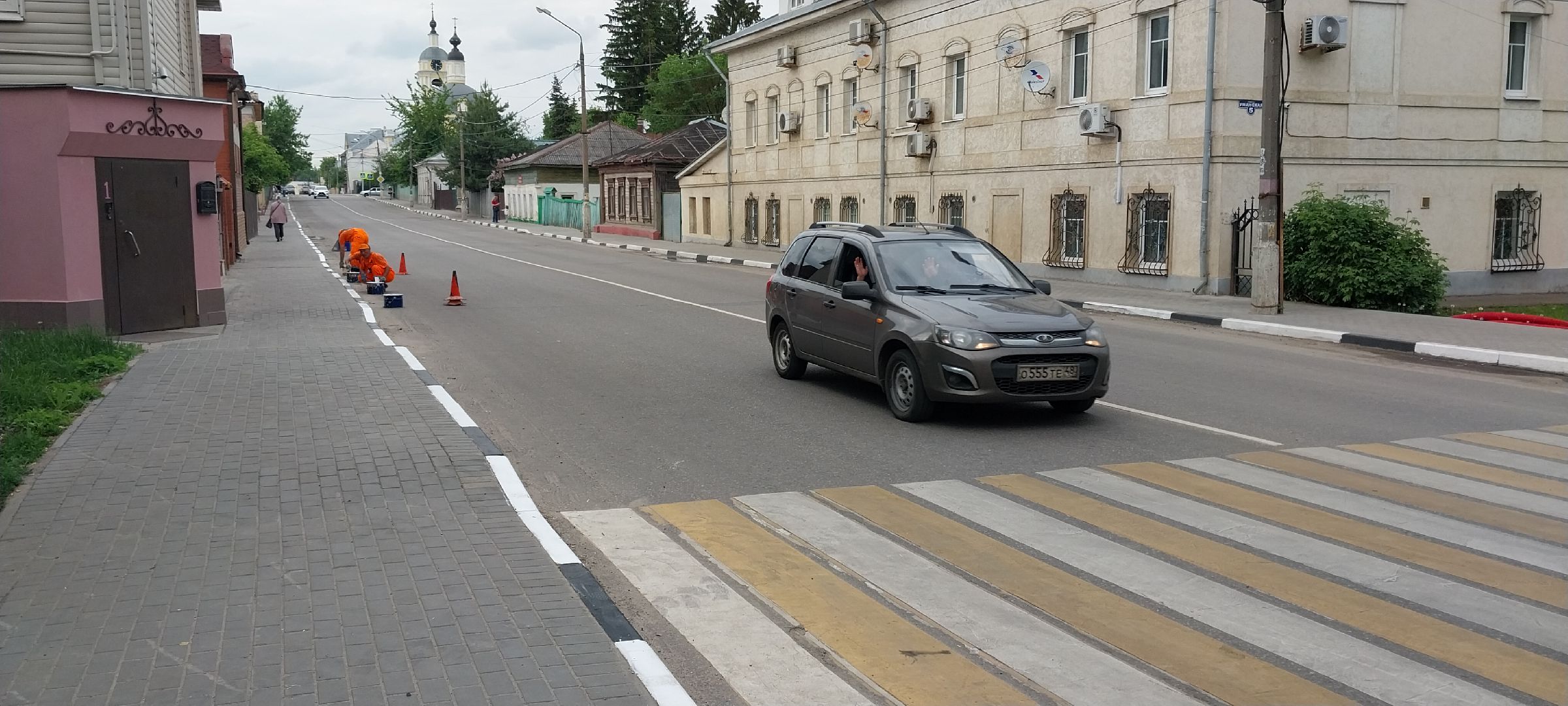 коломна, дорожныеработыколомна, бордюры