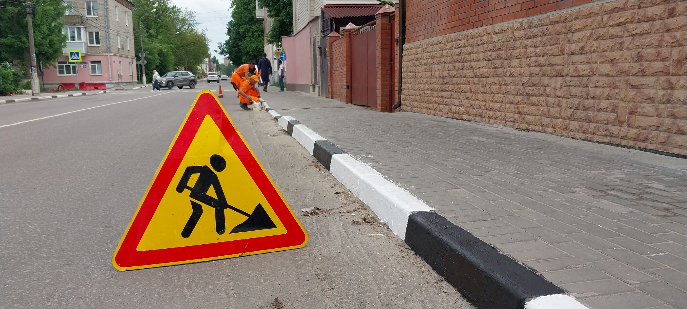 коломна, дорожныеработыколомна, бордюры