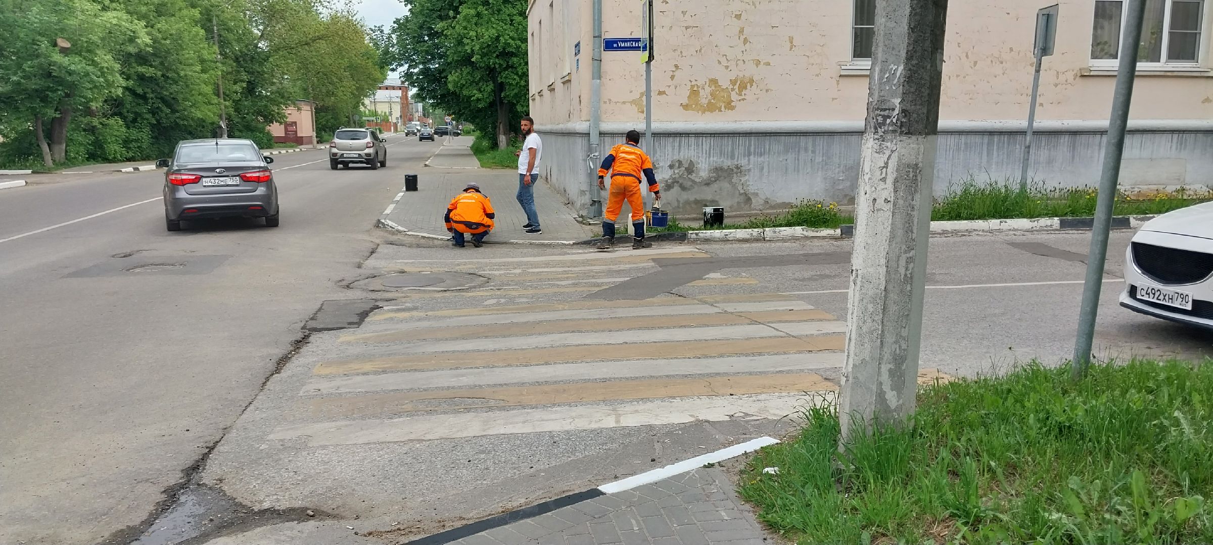 коломна, дорожныеработыколомна, бордюры