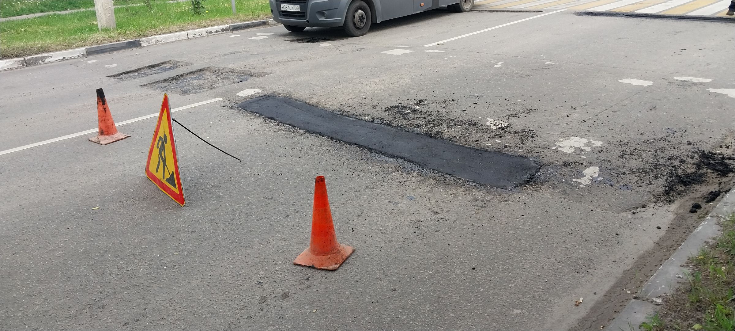 коломна, дорожныеработыколомна, ямочный ремонт