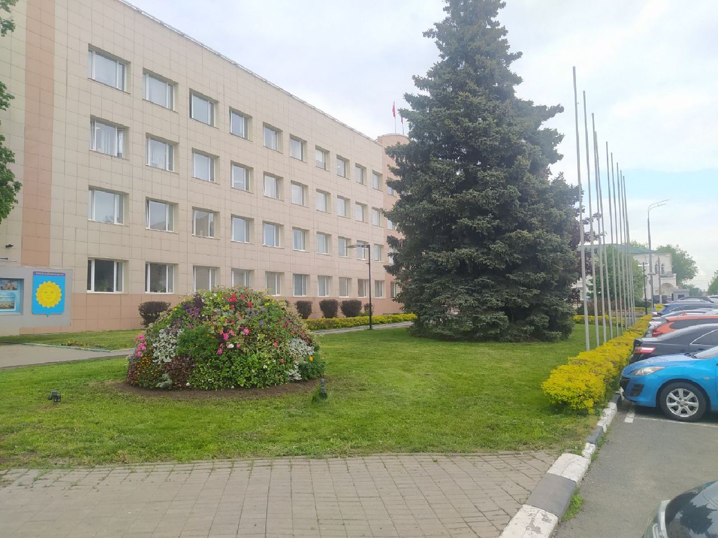 Истра, цветник, благоустройство