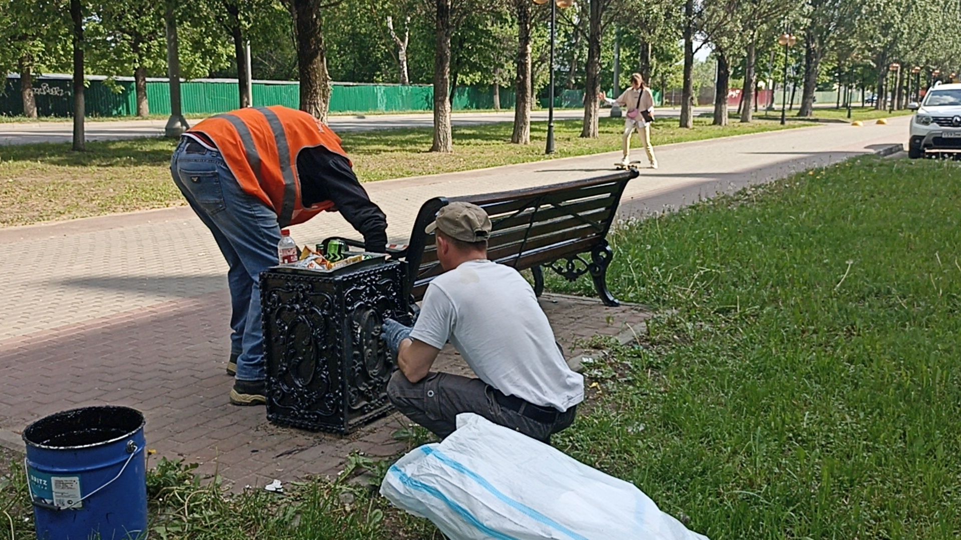 Серпухов, Подмосковье, благоустройство, лавочки, комфорт