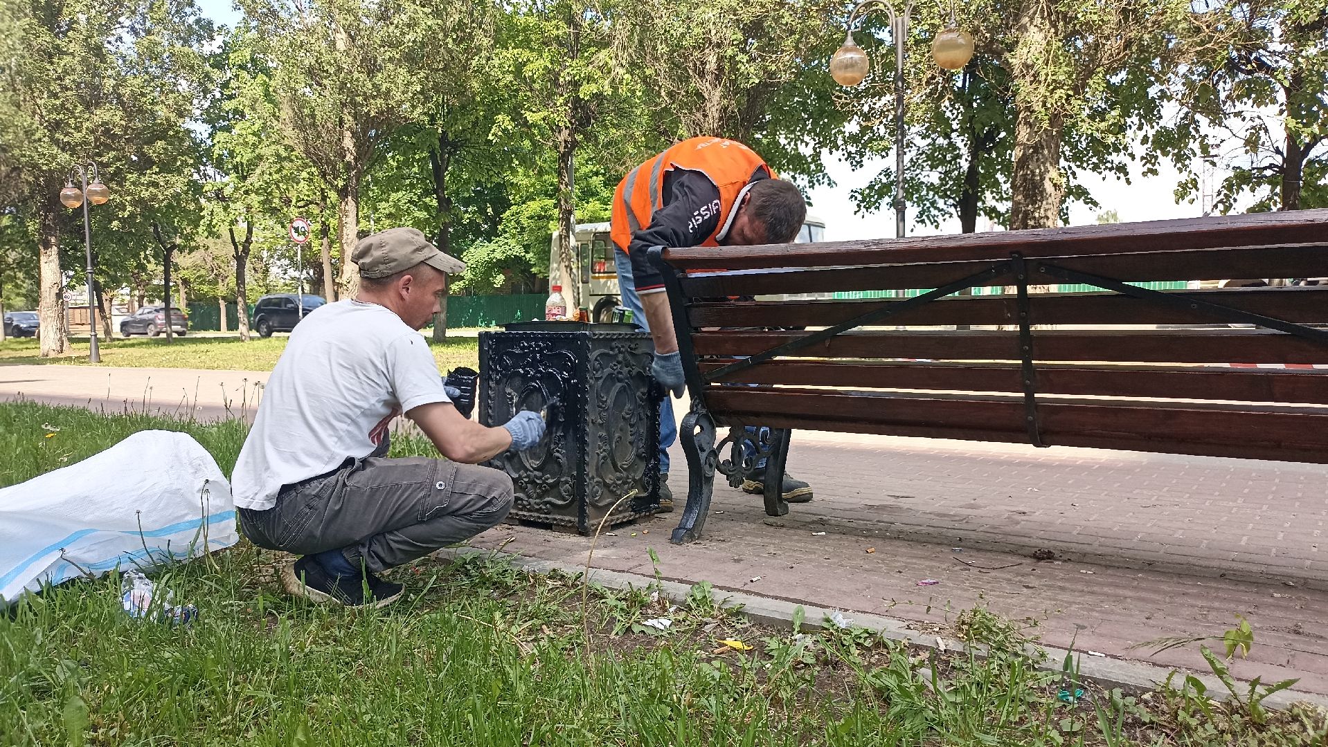 Серпухов, Подмосковье, благоустройство, лавочки, комфорт