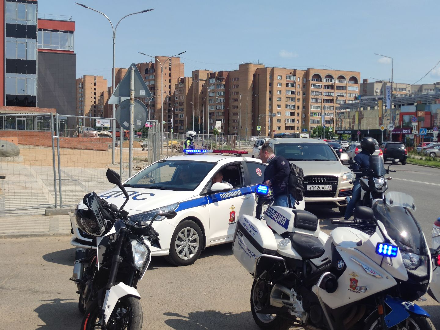 Рейд, мотоскутерист, мотобатальон, Госавтоинспекция, Дубна