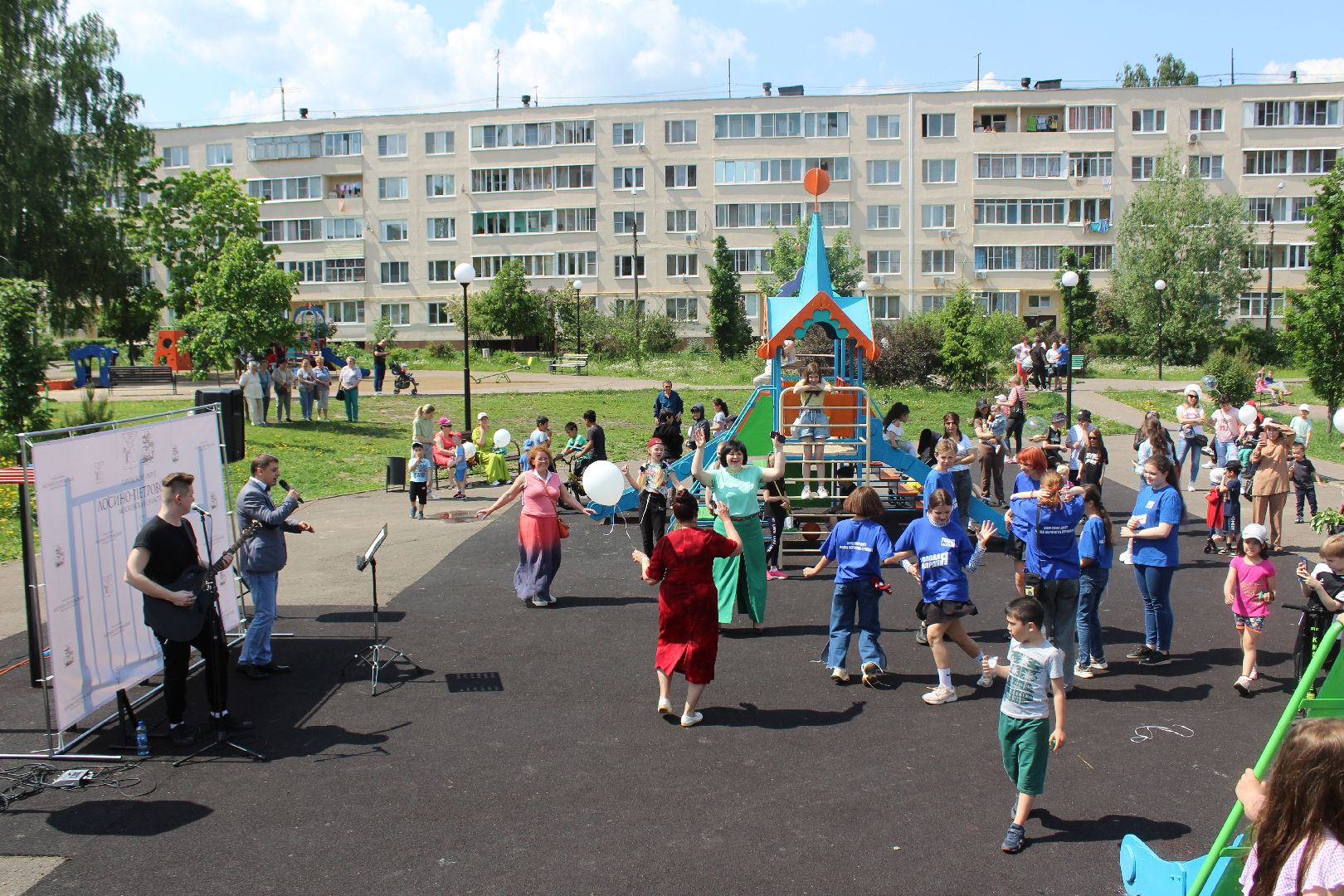 День соседей, праздник, управляющая компания, Лосино-Петровский, дети