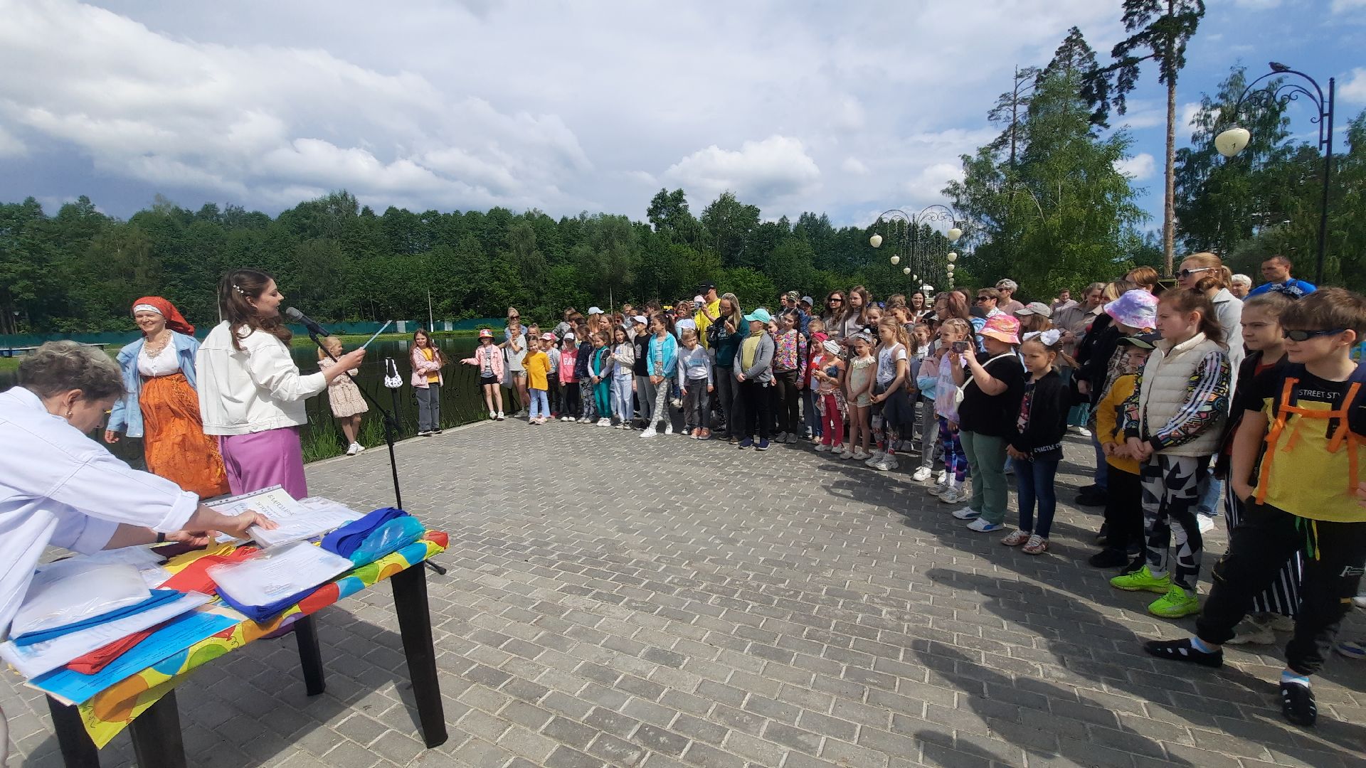 Шатура, парк, звёздная дорожка, праздник