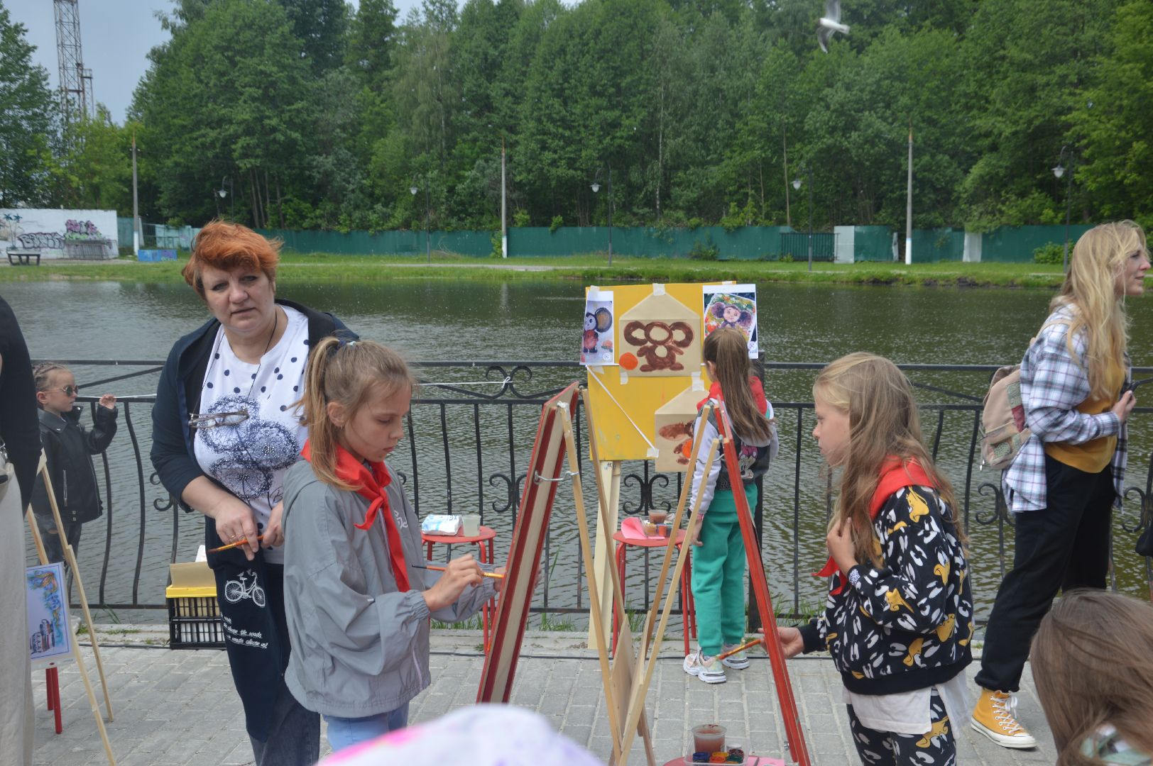 Шатура, парк, звёздная дорожка, праздник