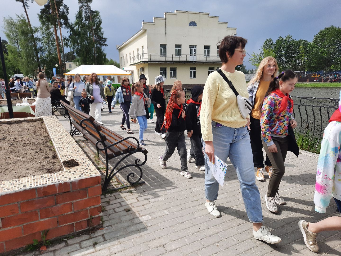 Шатура, парк, звёздная дорожка, праздник