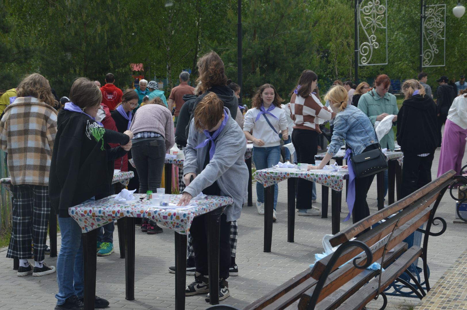 Шатура, парк, звёздная дорожка, праздник