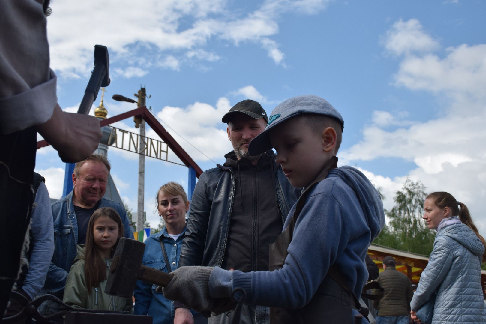 Павловский Посад, городской округ Павловский Посад, фестиваль, кузнец, ремесло, храм