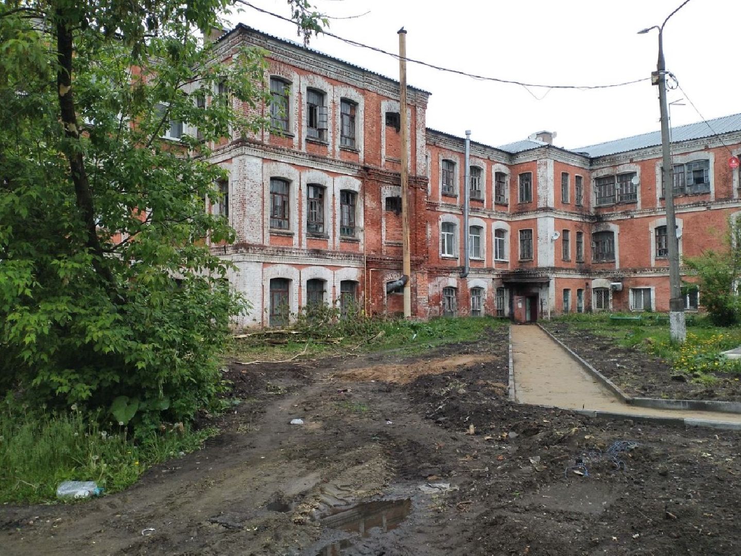 благоустройство, двор, Лосино-Петровский