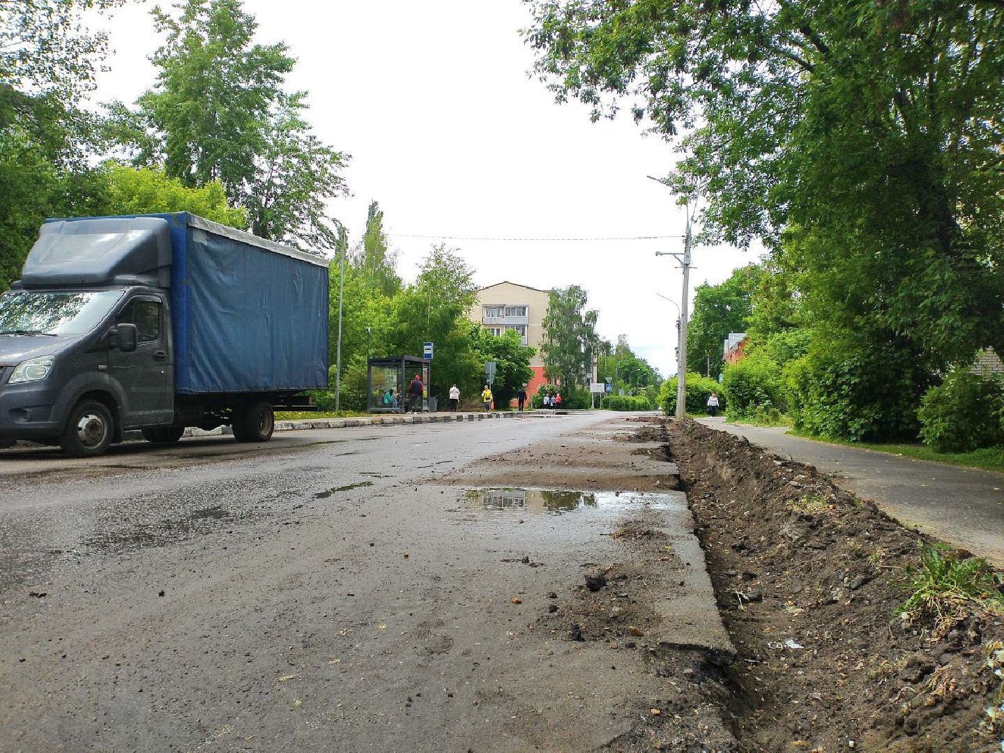 ремонт дороги, дороги, Лосино-Петровский