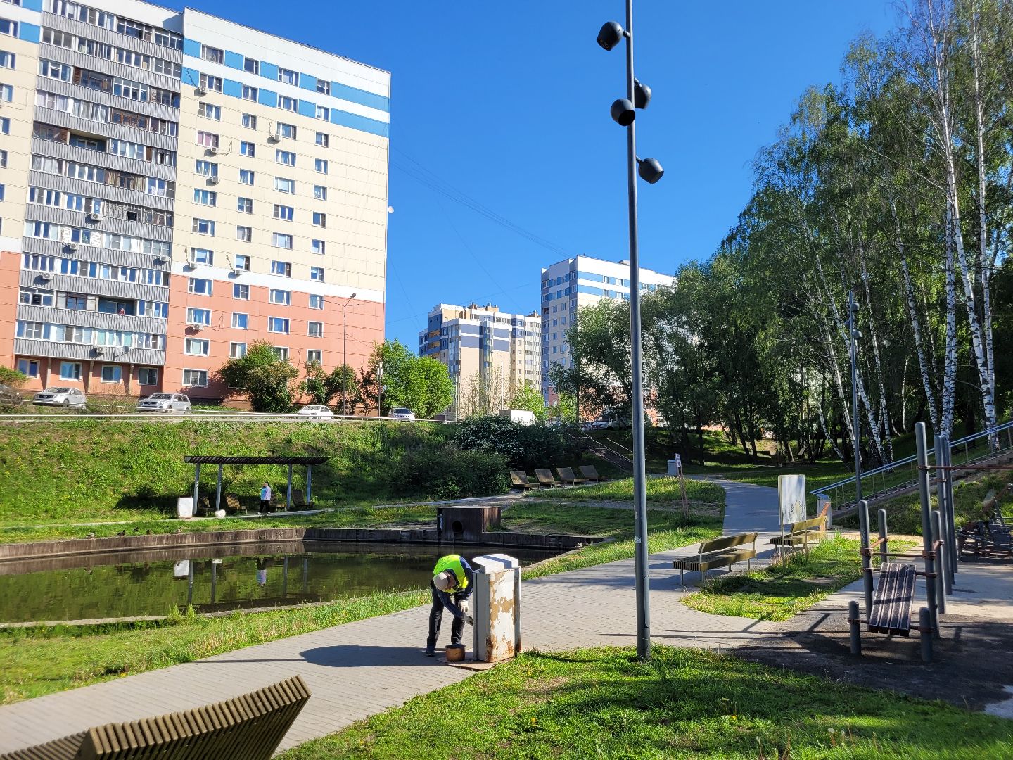 благоустройство; видное; весна; сезонные работы