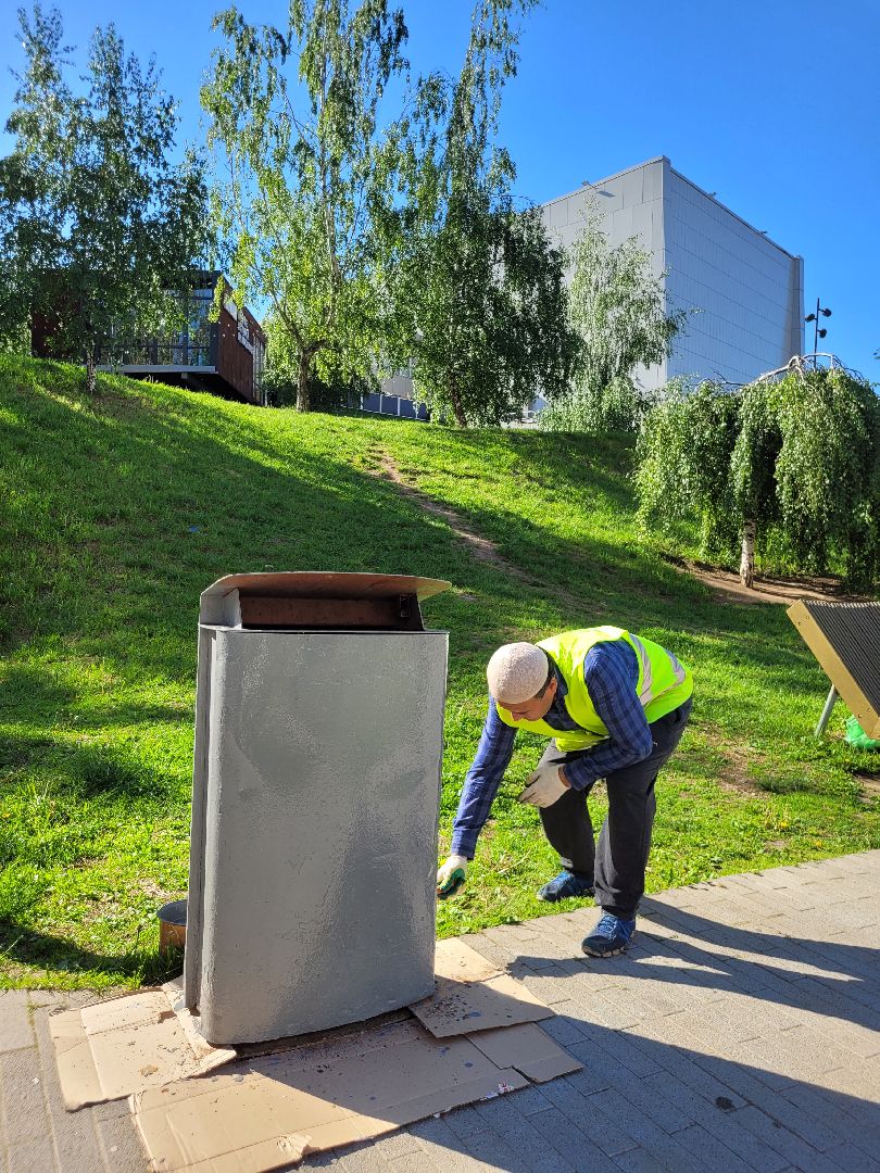 благоустройство; видное; весна; сезонные работы
