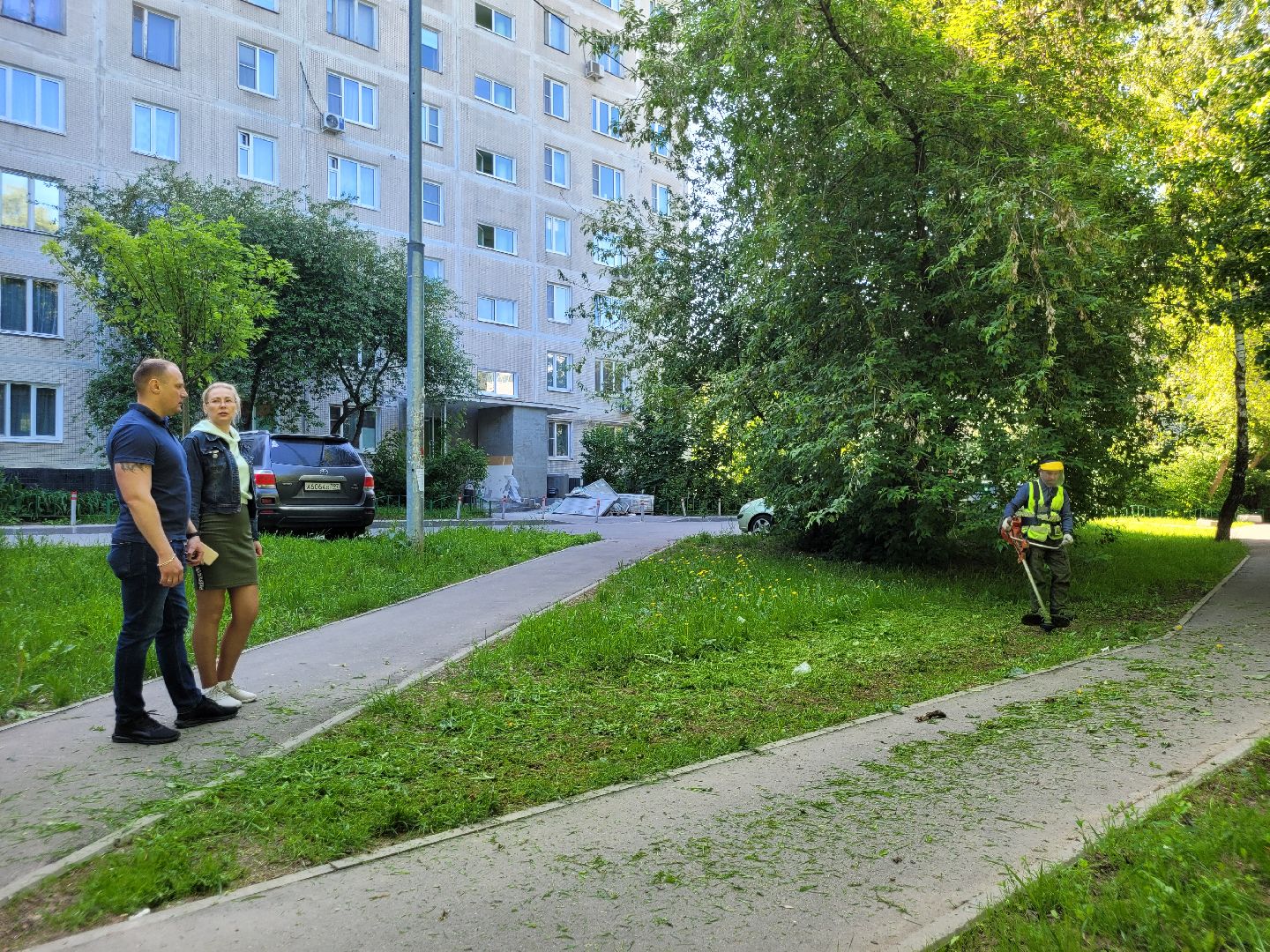 жкх; видное; покос; благоустройство