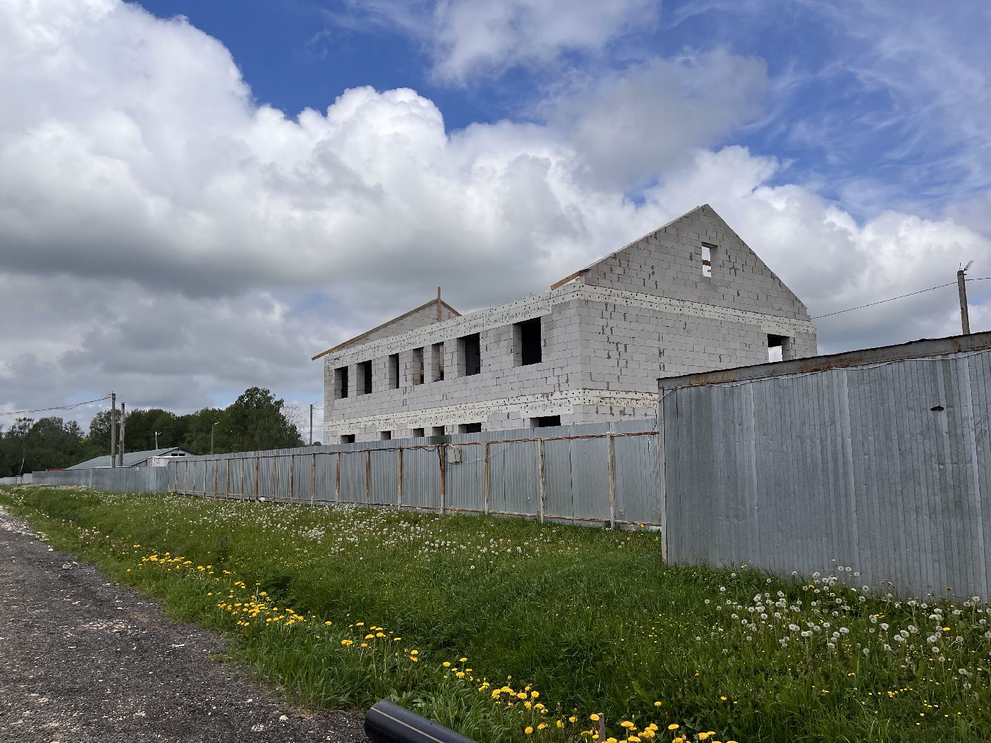 Шаховская, Птицеферма, строительство