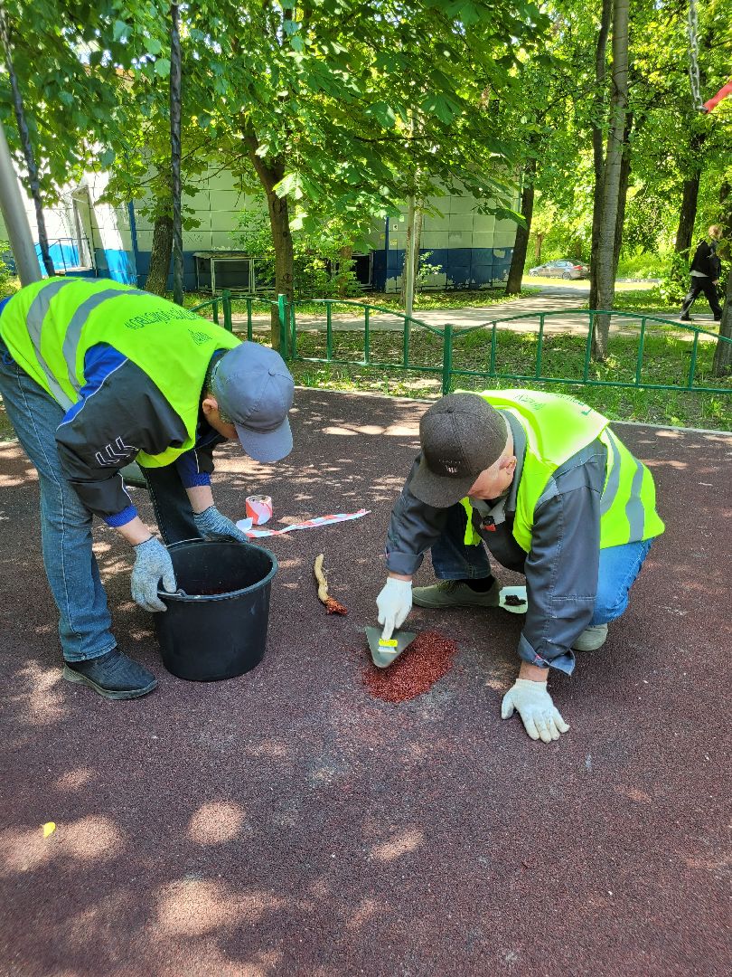 жкх, ремонт; благоустройство; детская площадка; видное