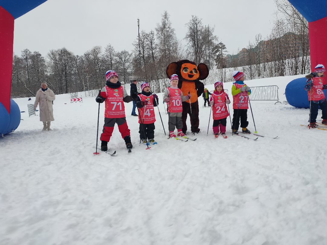 Лыжи, старт, Ладушки-Оладушки, дети, спорт, Раменское
