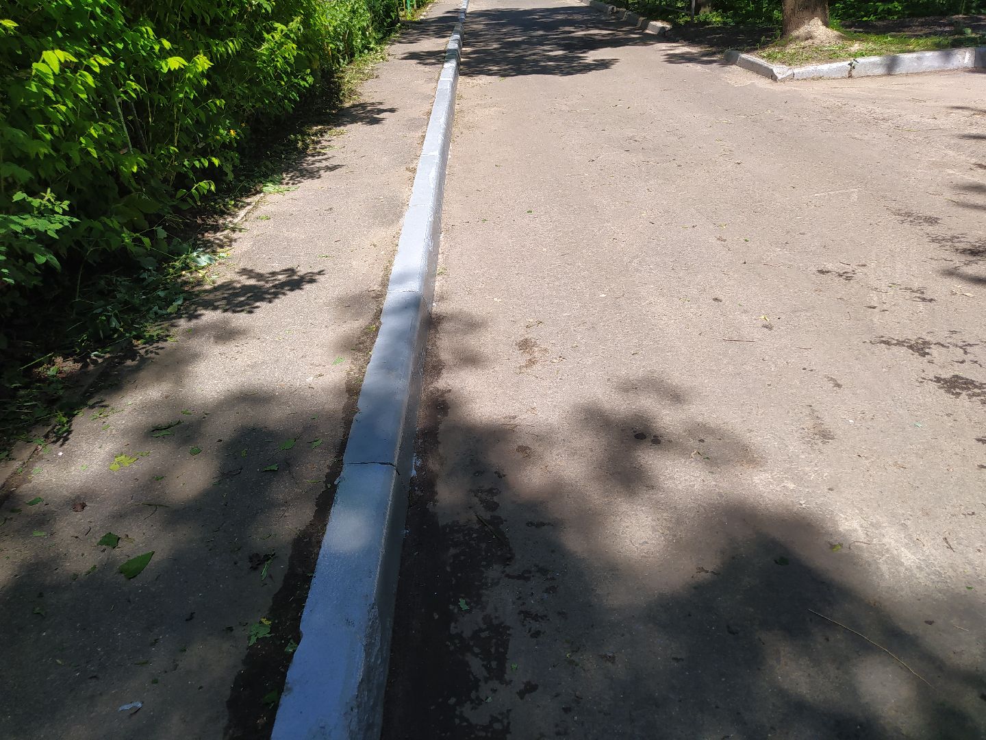 Покраска, бордюр, благоустройство