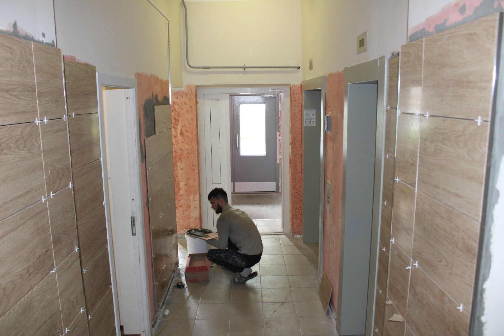 ЖКХ, ремонт подъезда, Лосино-Петровский