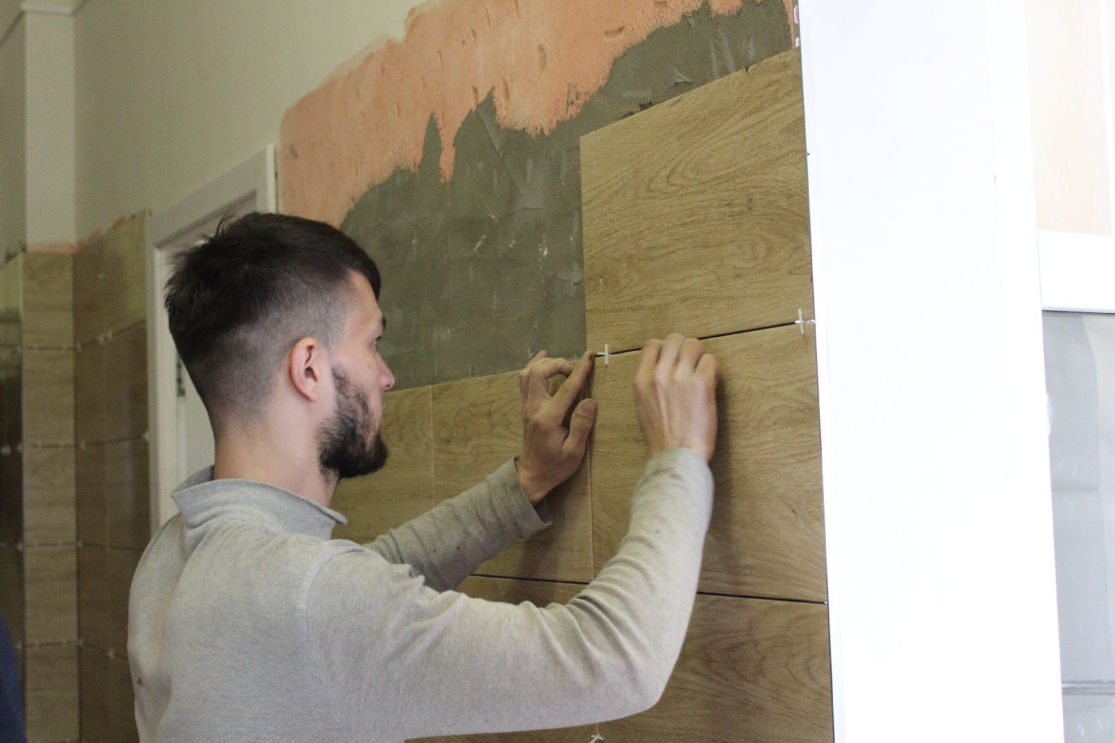 ЖКХ, ремонт подъезда, Лосино-Петровский