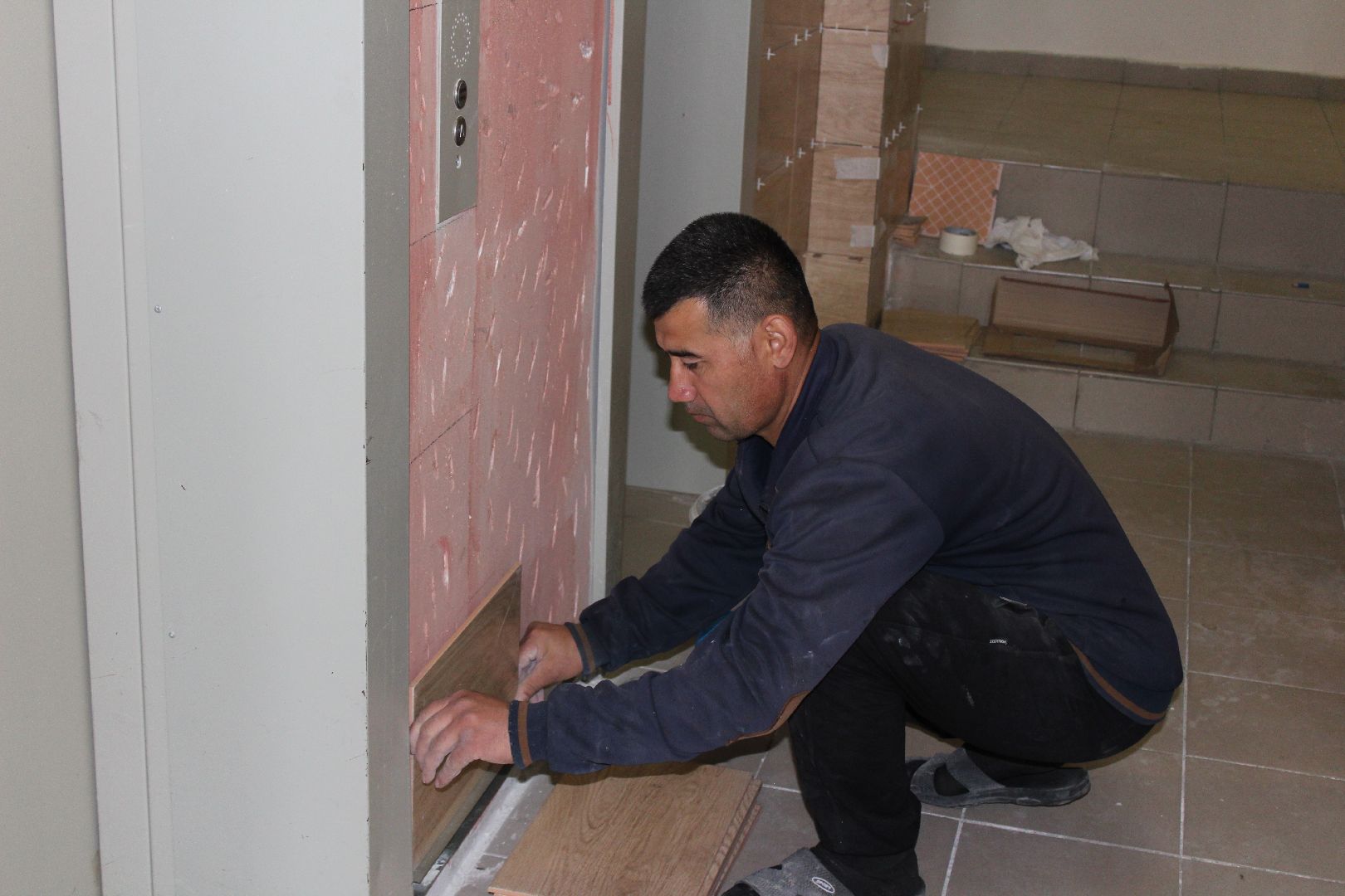 ЖКХ, ремонт подъезда, Лосино-Петровский