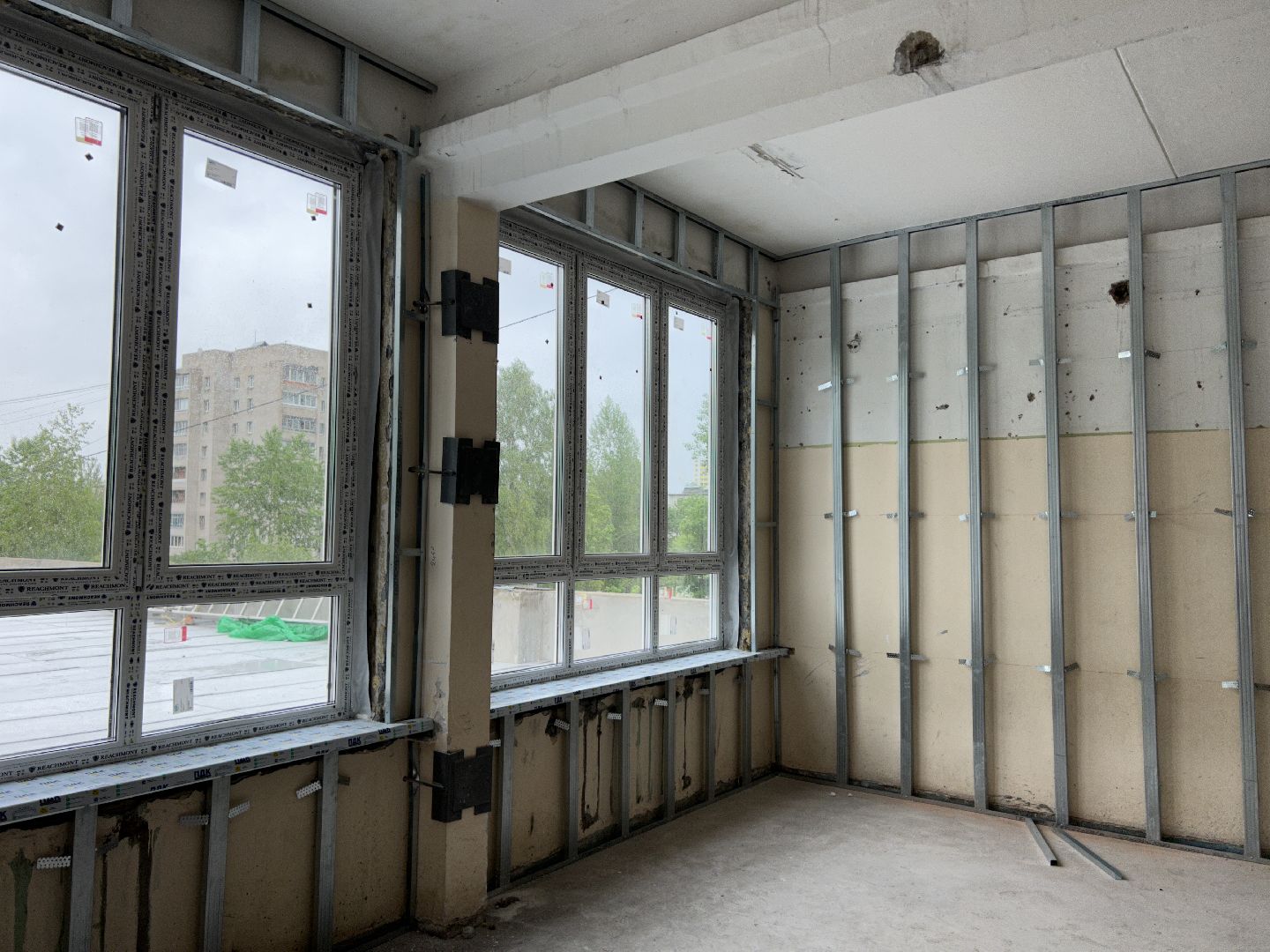 Капитальный ремонт, школа, строительство, Фрязино