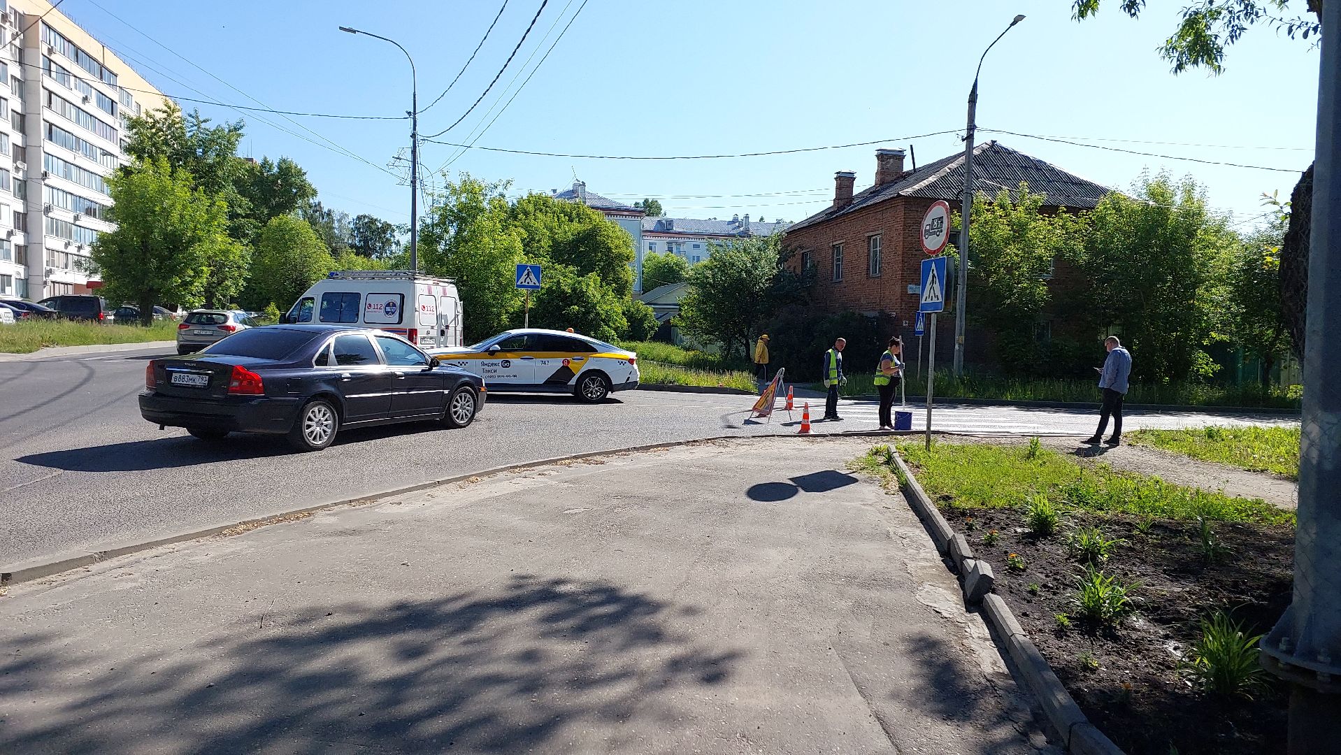 дороги, серпухов, дорожная разметка, пешеходный переход, пешеходная зебра, добродел,