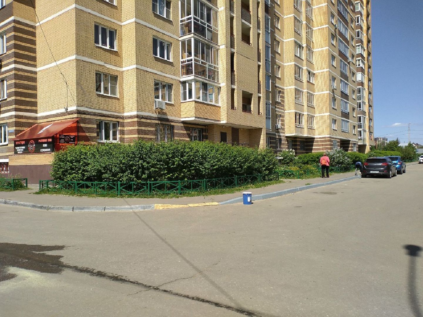 благоустройство, двор, тротуар, Лосино-Петровский