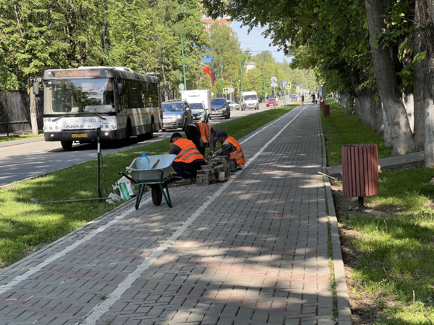 Химки, благоустройство, ОГХ, тротуар, пешеходная зона