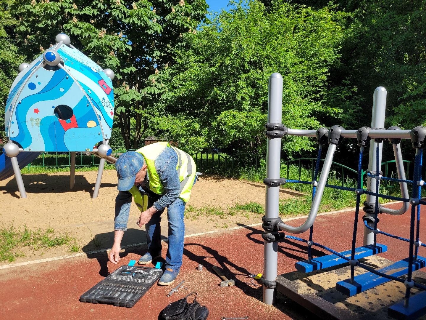 детские площадки; ремонт; видное; жкх