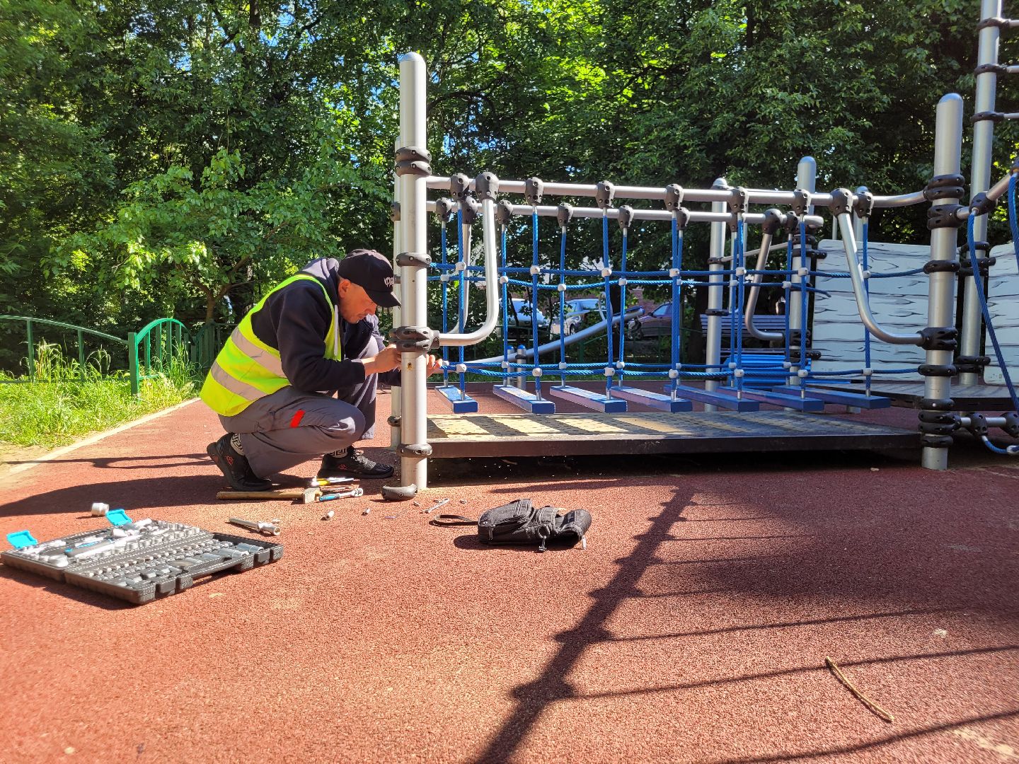 детские площадки; ремонт; видное; жкх