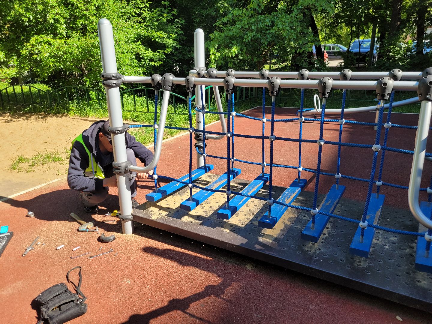 детские площадки; ремонт; видное; жкх