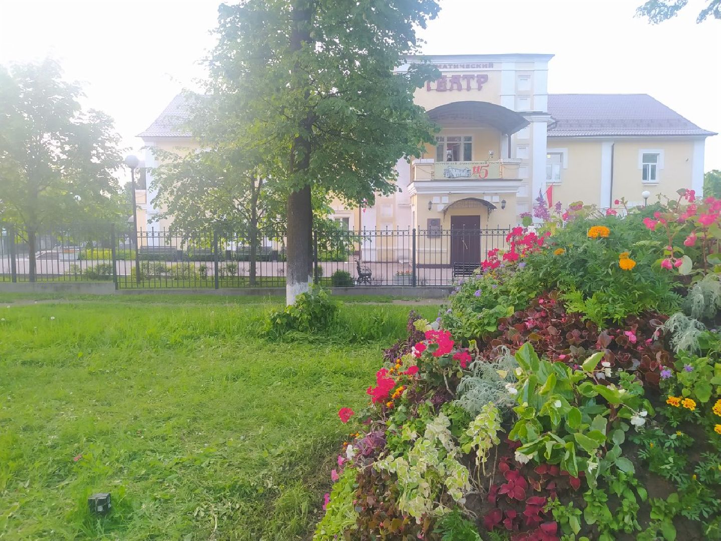 Истра, букет, цветы, благоустройство