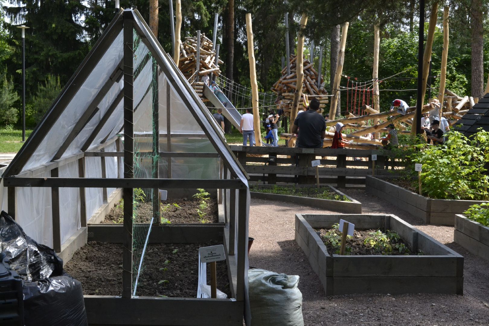 Балашиха, Подмосковье, благоустройство,Общественный огород, парки