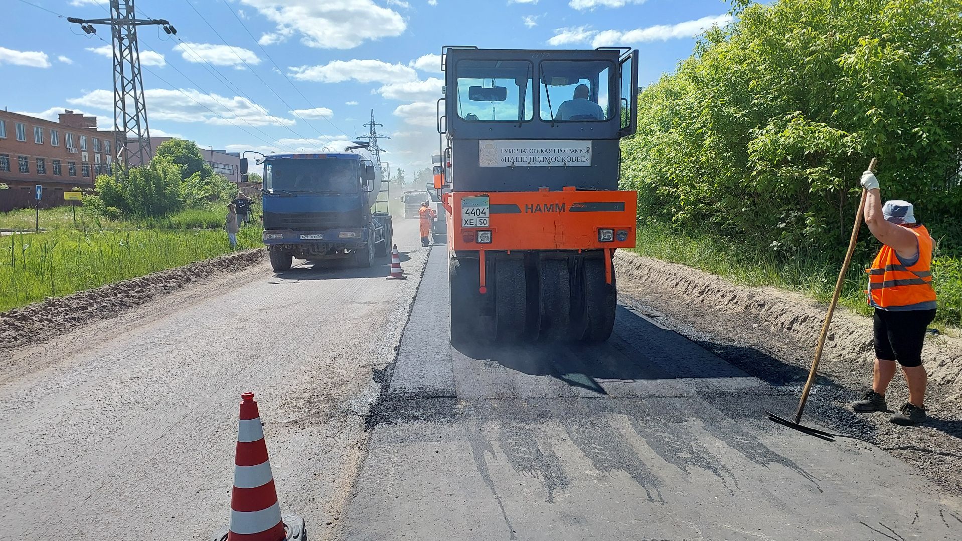 дороги, серпухов, мосавтодор, окское шоссе, асфальт, дорожные работы,