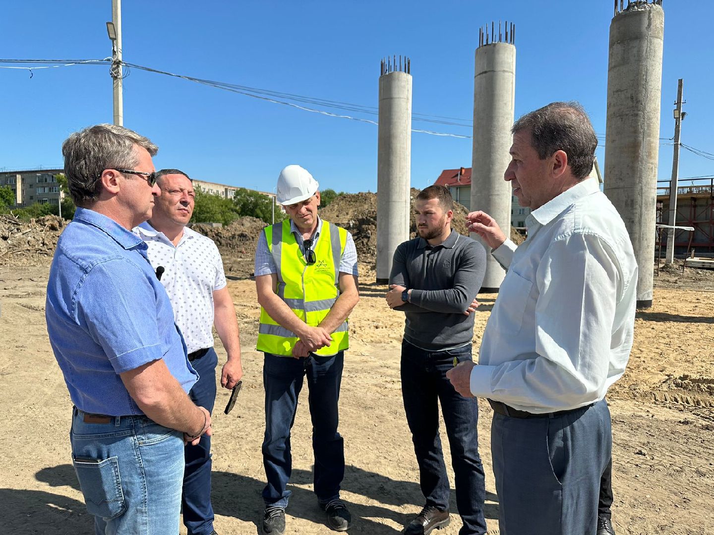 Путепровод, строительство, железная дорога, Апрелевка, МЦД-4