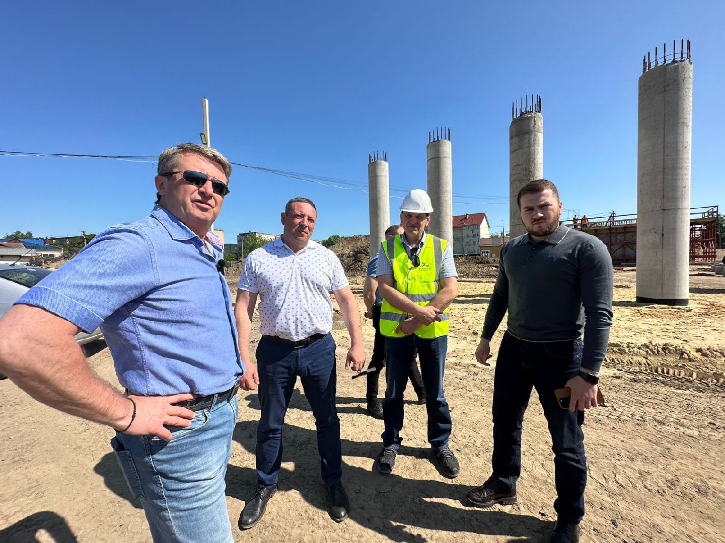 Путепровод, строительство, железная дорога, Апрелевка, МЦД-4