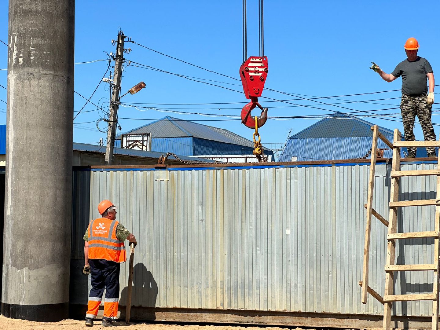 Путепровод, строительство, железная дорога, Апрелевка, МЦД-4