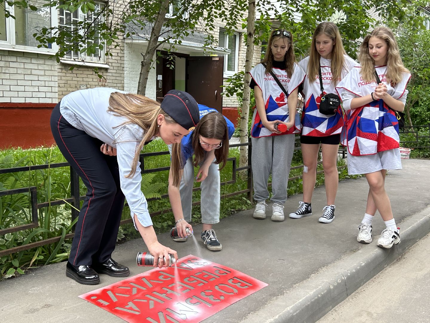 ГИБДД, волонтеры, дети, акция, Фрязино