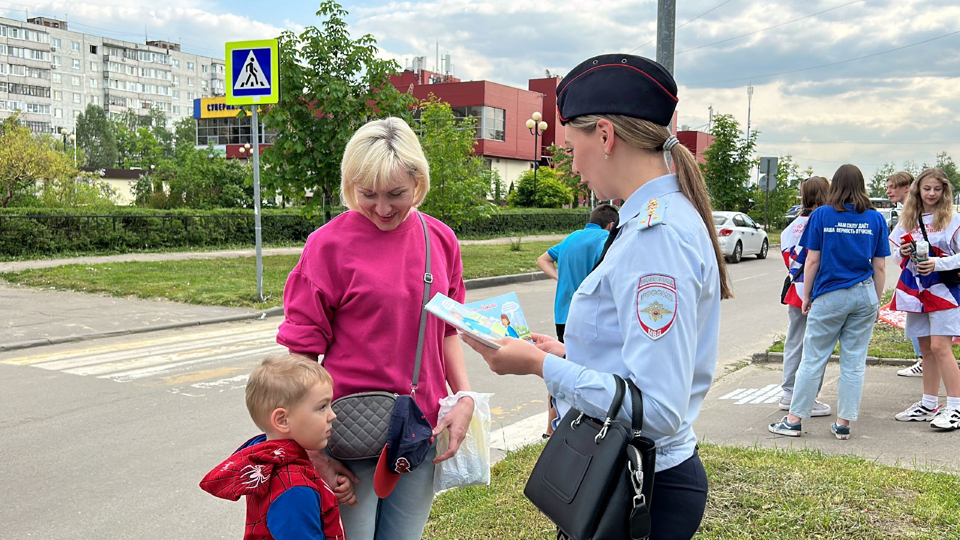 ГИБДД, волонтеры, дети, акция, Фрязино