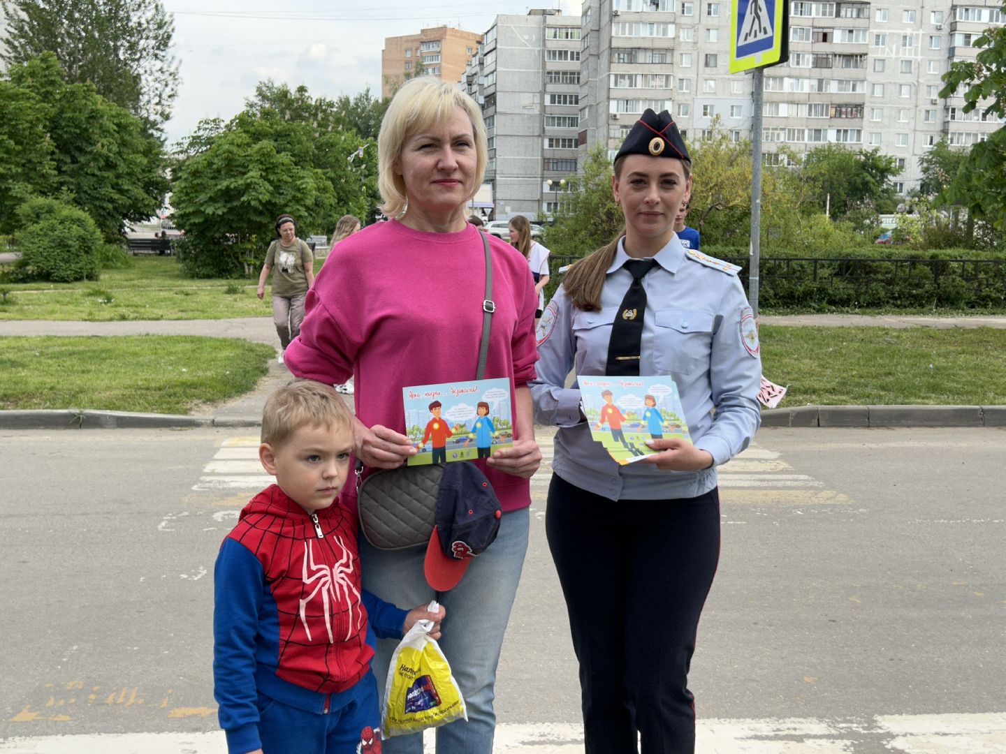 ГИБДД, волонтеры, дети, акция, Фрязино