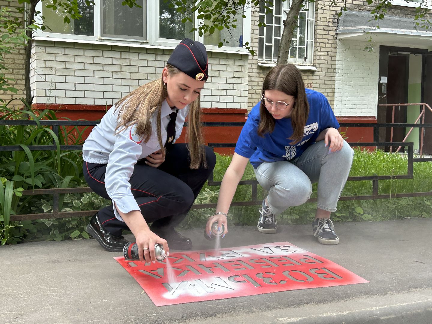 ГИБДД, волонтеры, дети, акция, Фрязино