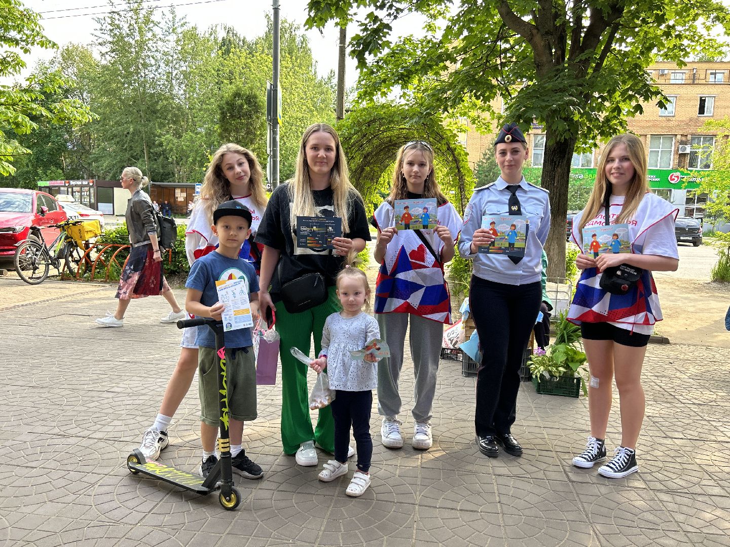 ГИБДД, волонтеры, дети, акция, Фрязино