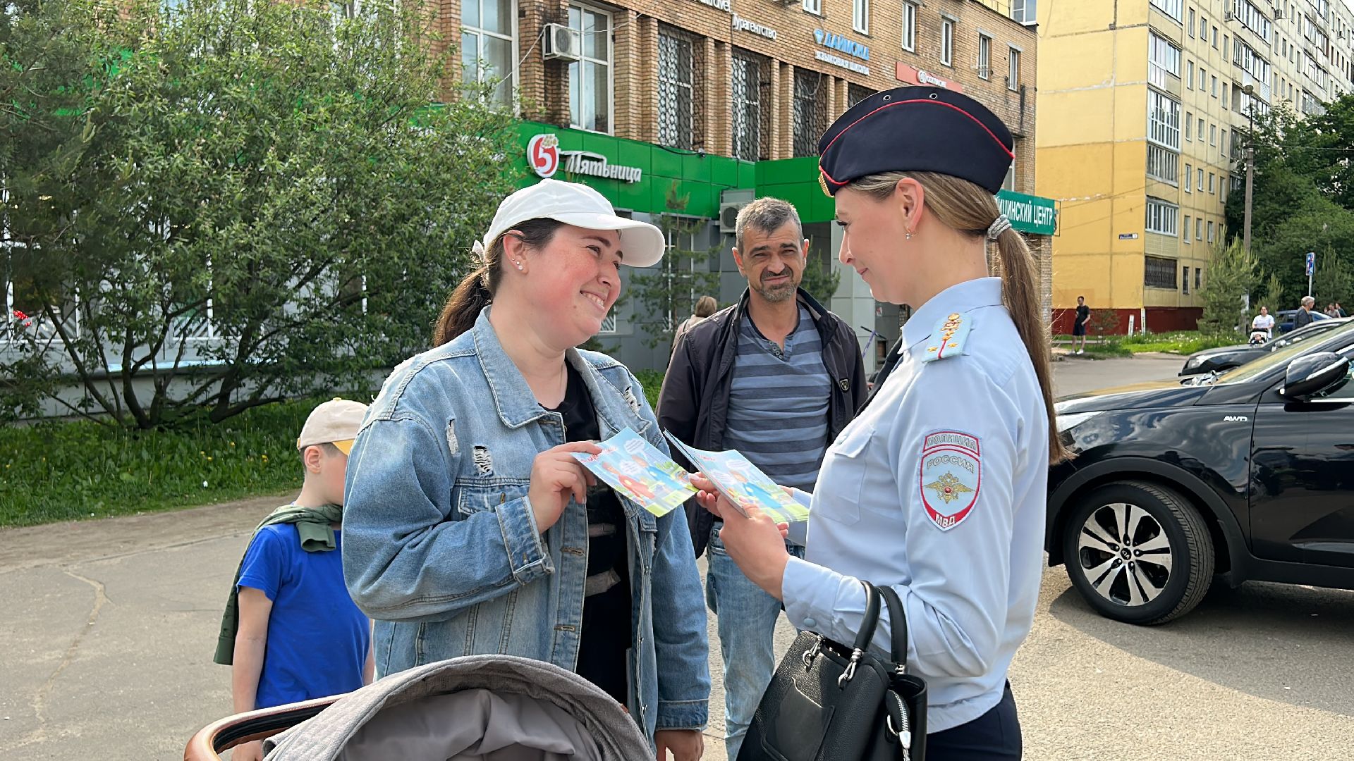 ГИБДД, волонтеры, дети, акция, Фрязино