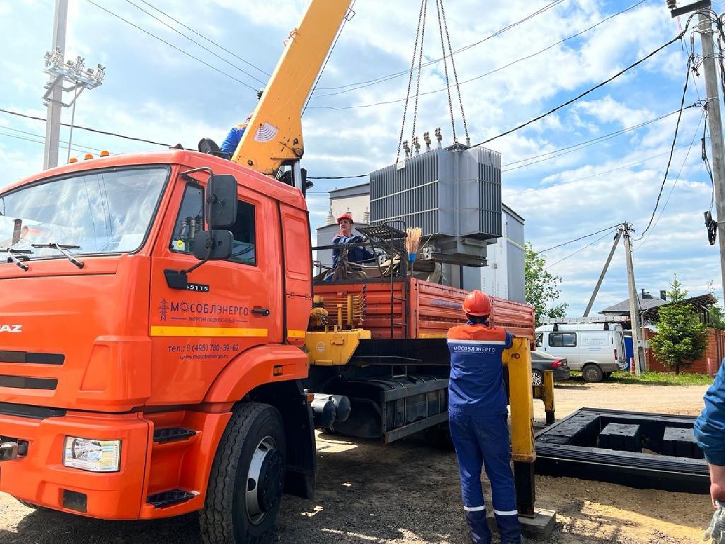 Чехов, ЖКХ, КТП, Мособлэнерго, установка