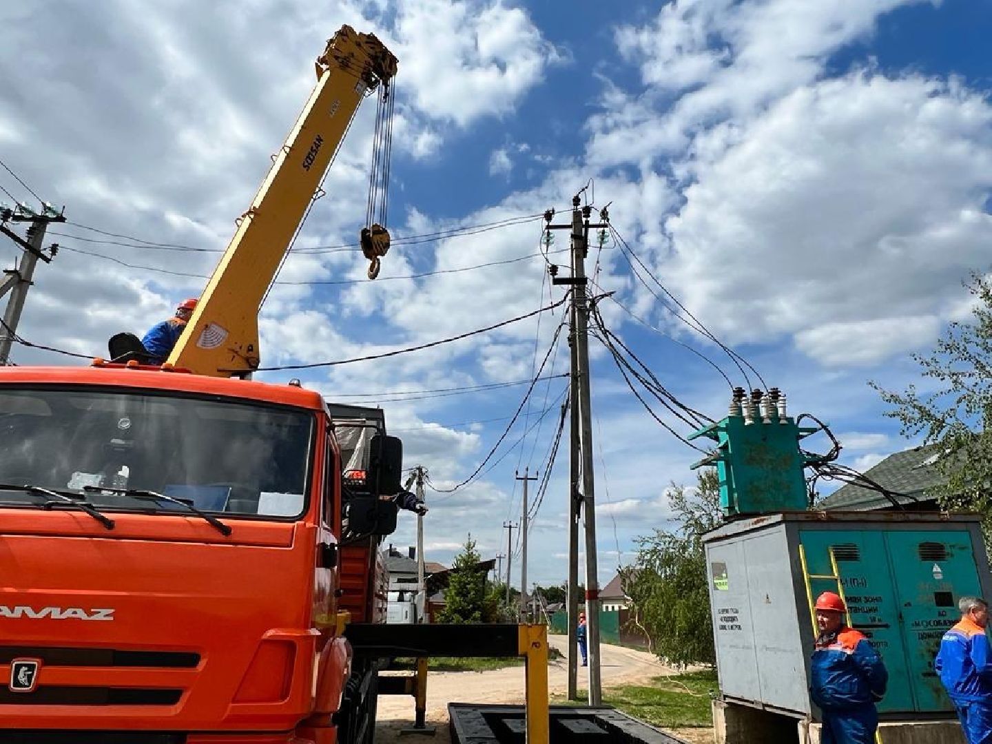 Чехов, ЖКХ, КТП, Мособлэнерго, установка