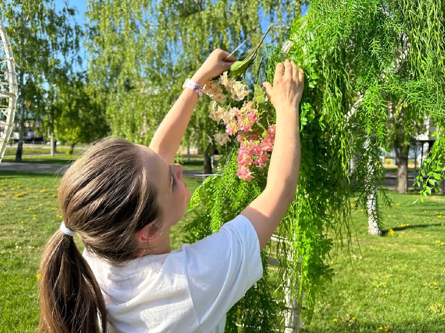 Можайск, Можайский городской округ, Подмосковье, фотозона, цветы, активные жители, фотографии, инсталляция