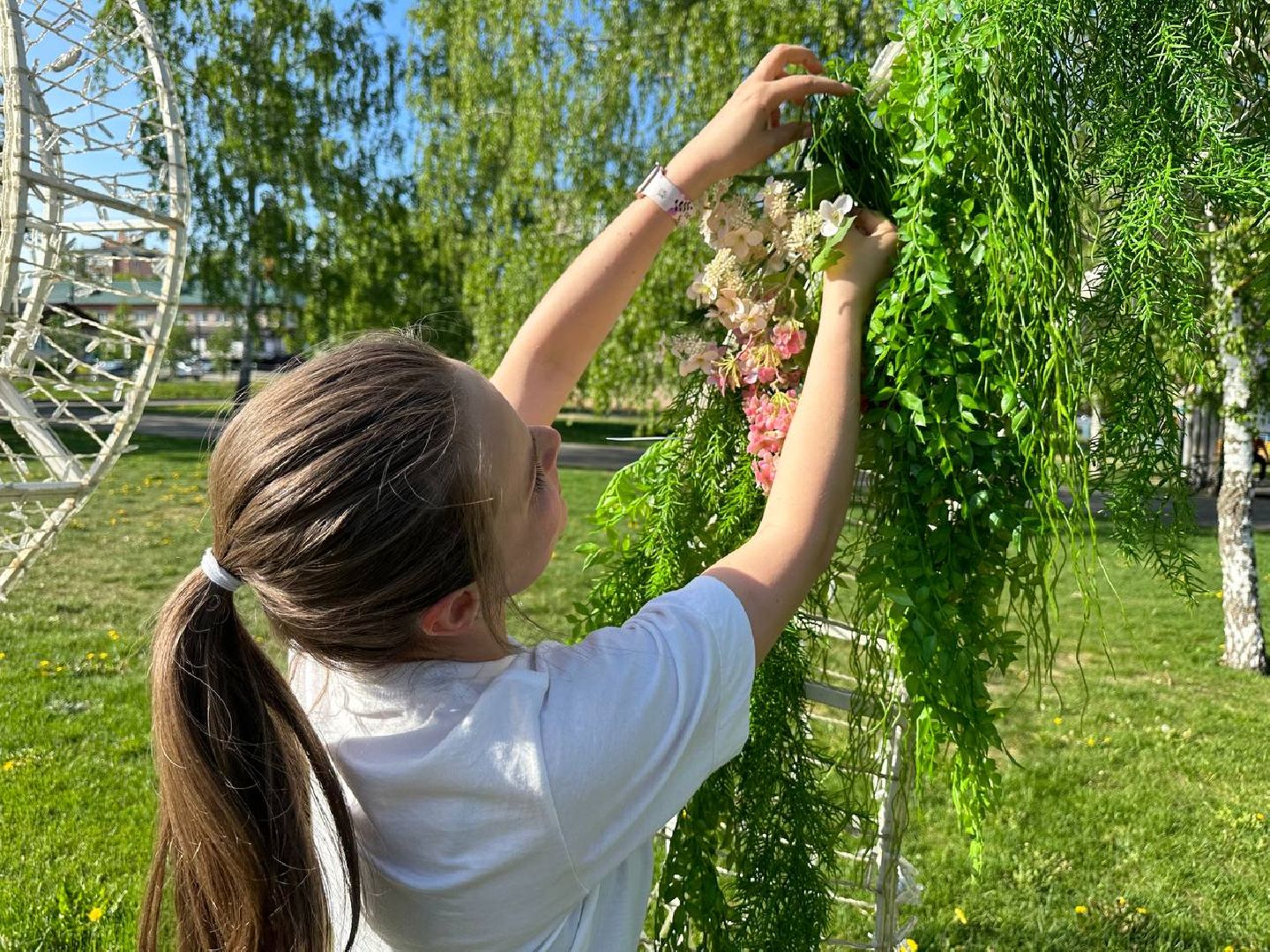 Можайск, Можайский городской округ, Подмосковье, фотозона, цветы, активные жители, фотографии, инсталляция