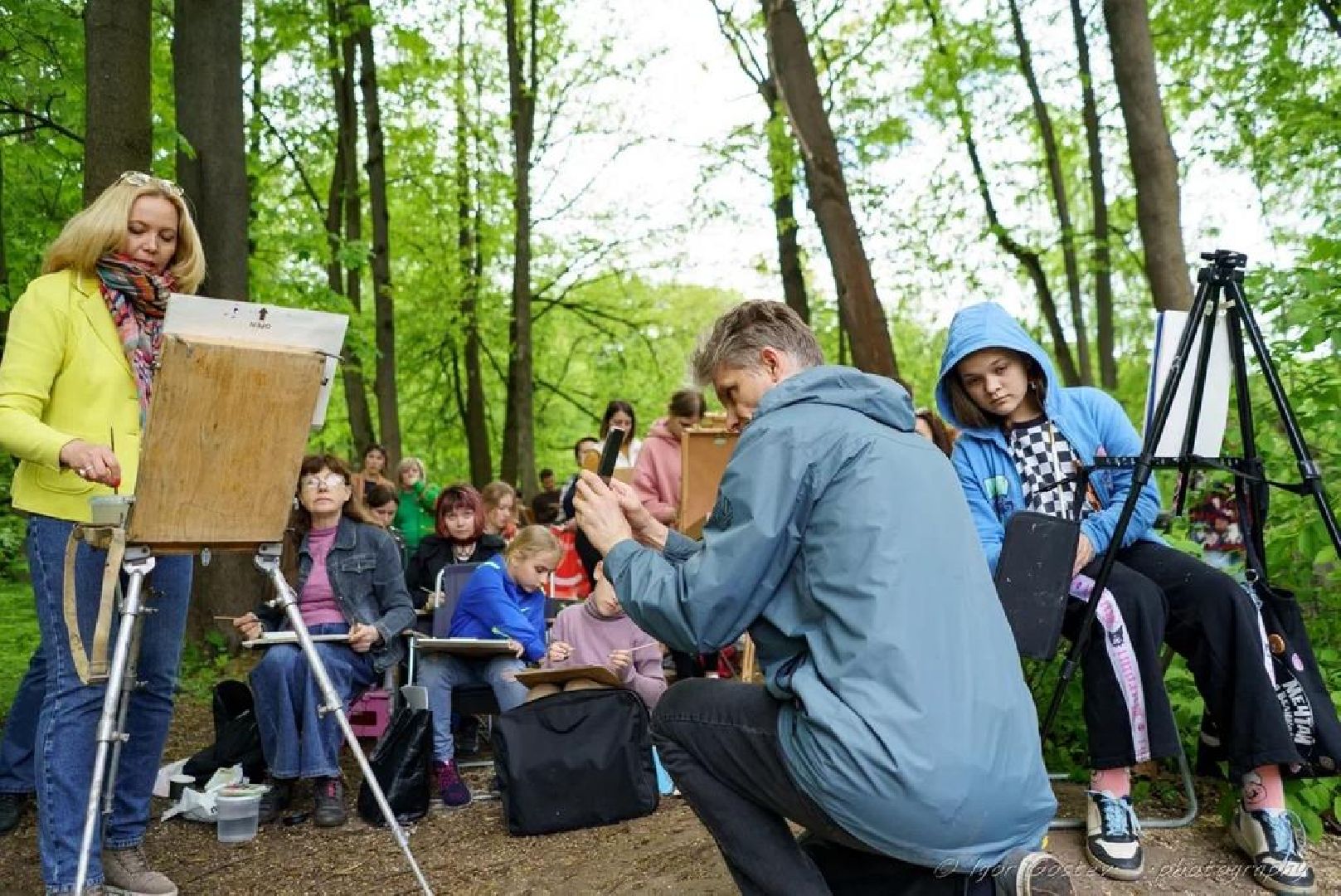 мастер-класс, живопись, акварель, усадьба, Быково